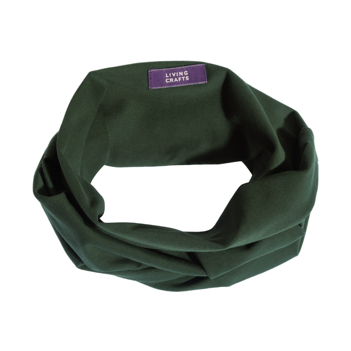 LIVING CRAFTS Loop LOURDES, Schlauchförmiger Alleskönner für Alltag, Freizeit und Sport Dark Olive