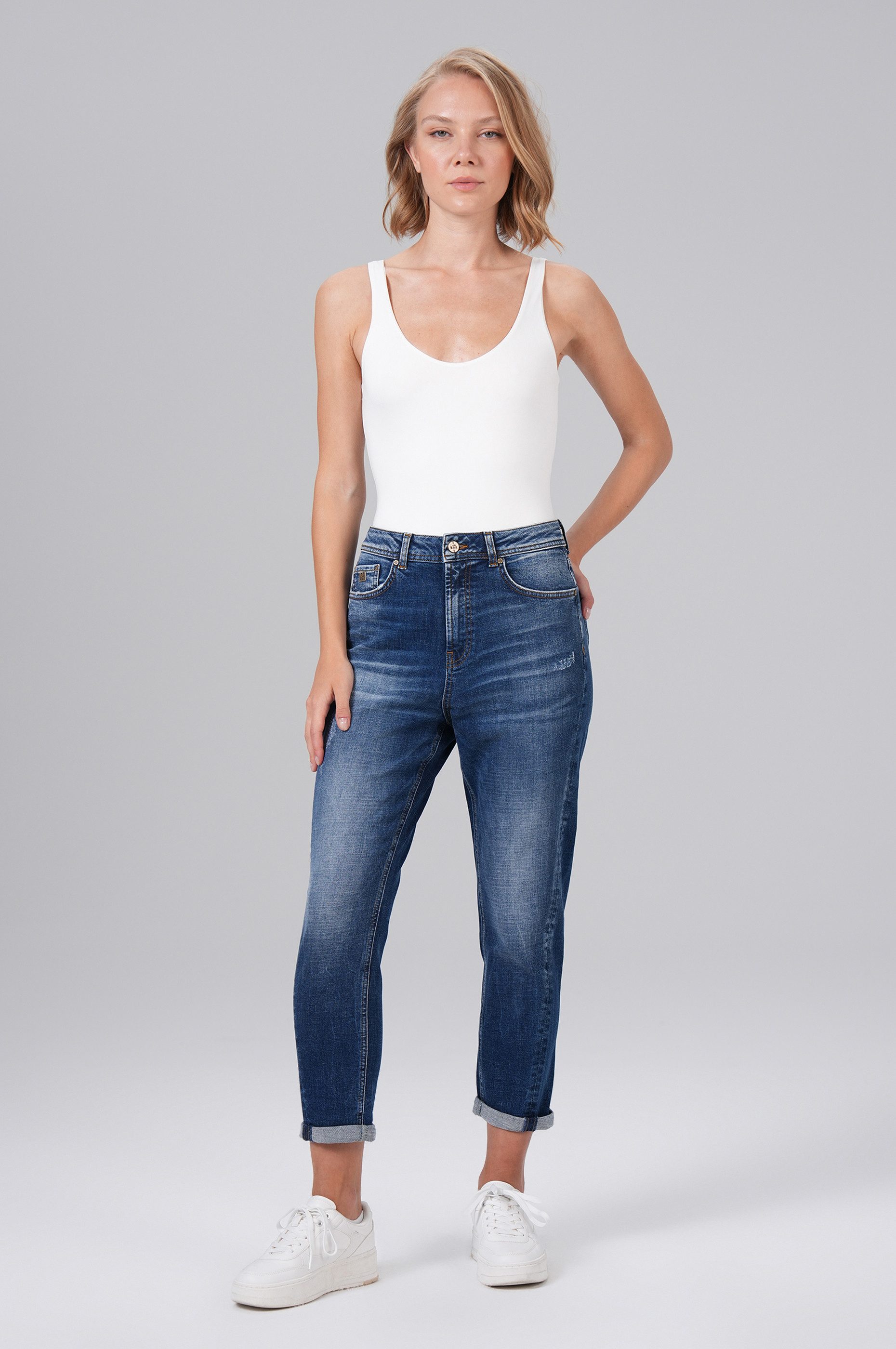 Miracle of Denim 5-Pocket-Jeans Iara Boyfriend günstig online kaufen