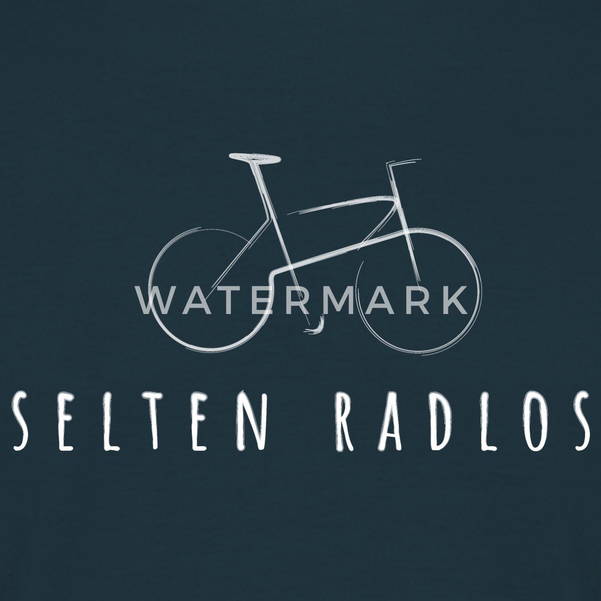 Spreadshirt T-Shirt Fahrrad Geschenk Selten Radlos günstig online kaufen