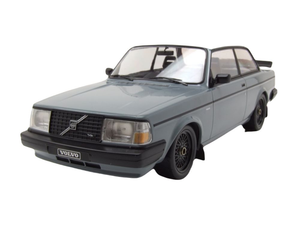 ixo Models Modellauto Volvo 240 Turbo Custom 1986 grau, Maßstab 1:18