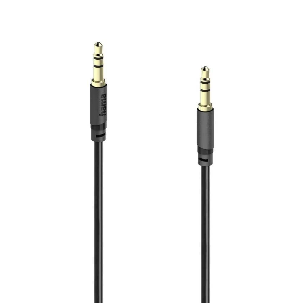 Hama Klinke Audio Anschlusskabel [1x Klinkenstecker 3.5 mm - 1x Audio- & Video-Kabel, vergoldete Steckkontakte