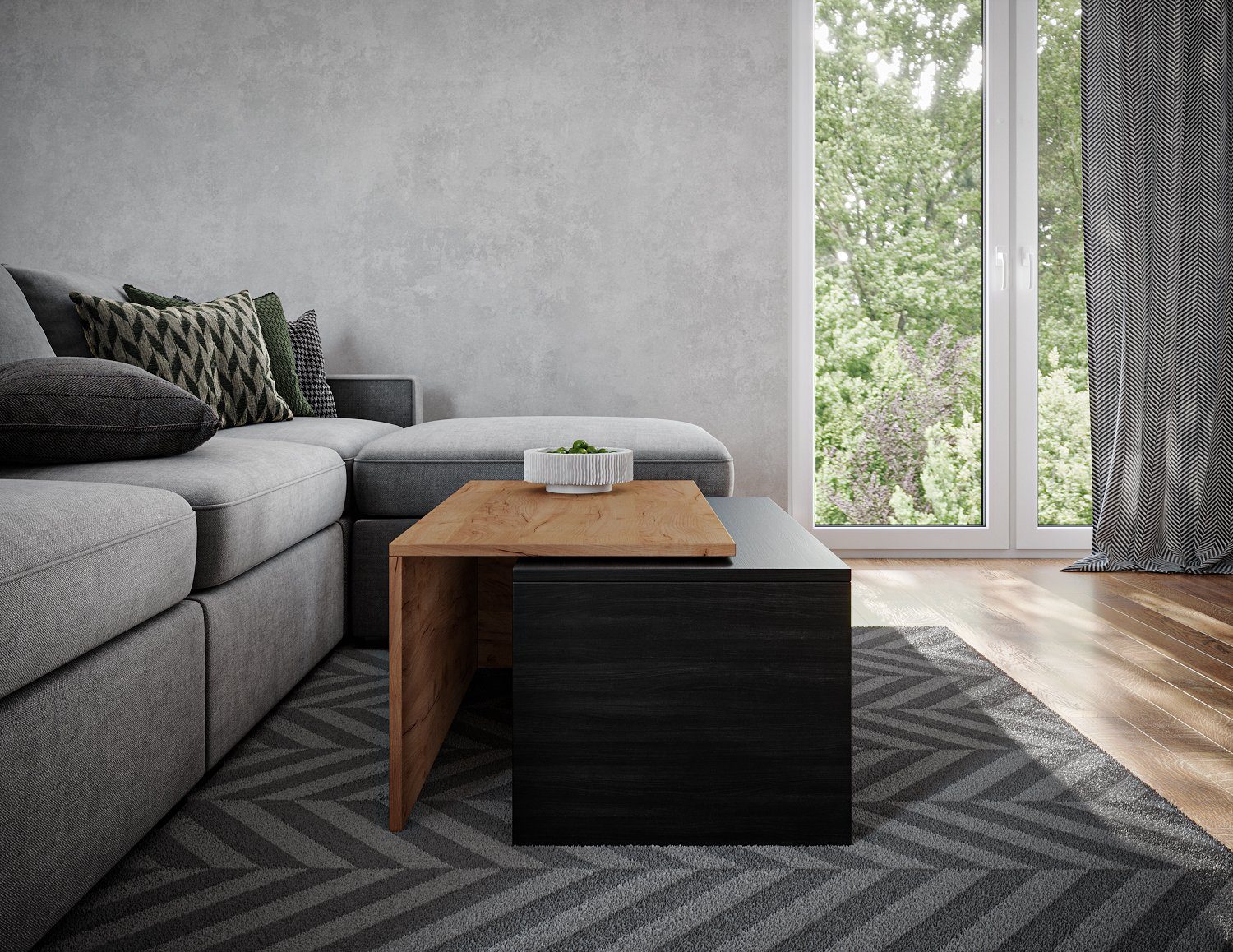 Platan Room Couchtisch Wohnzimmertisch 90x48x40 cm günstig online kaufen