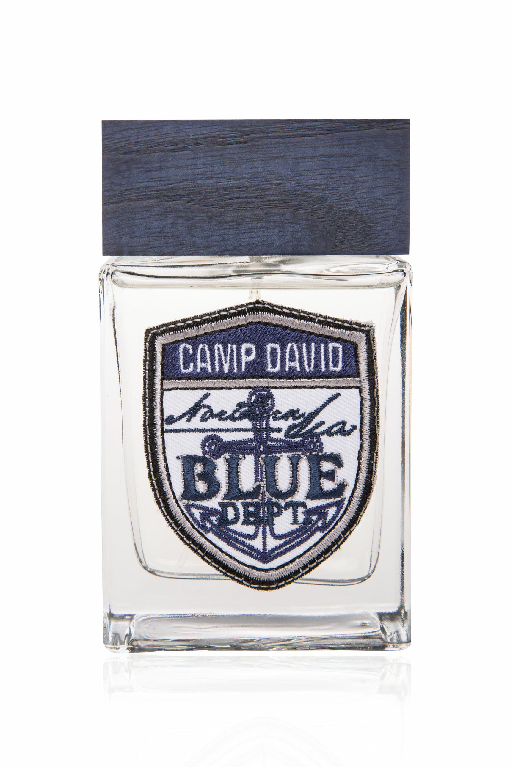 de Glasflakon Eau Toilette, CAMP DAVID