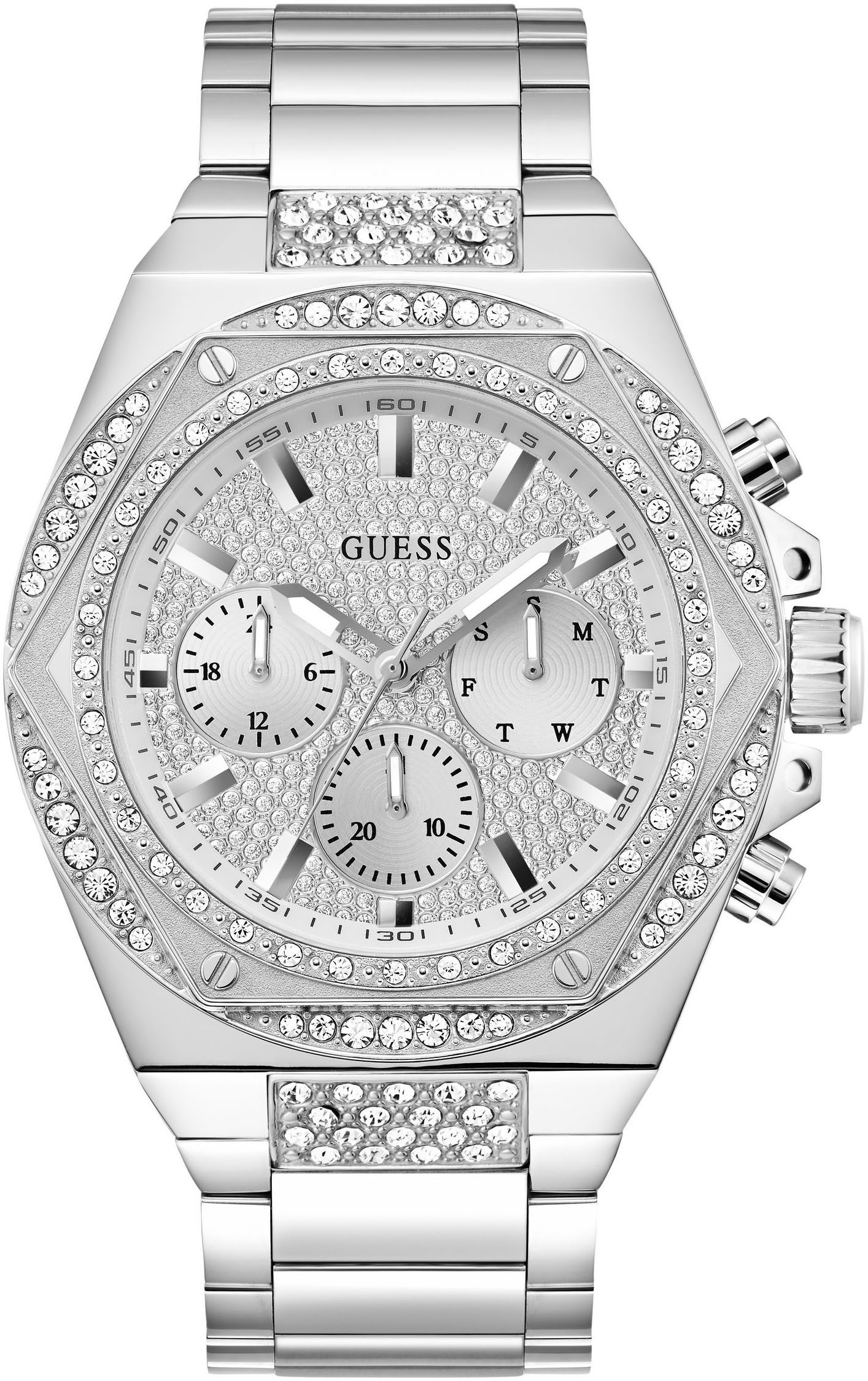Guess Multifunktionsuhr FURY GW0899G1, Quarzuhr, Armbanduhr, Herrenuhr, Dat günstig online kaufen