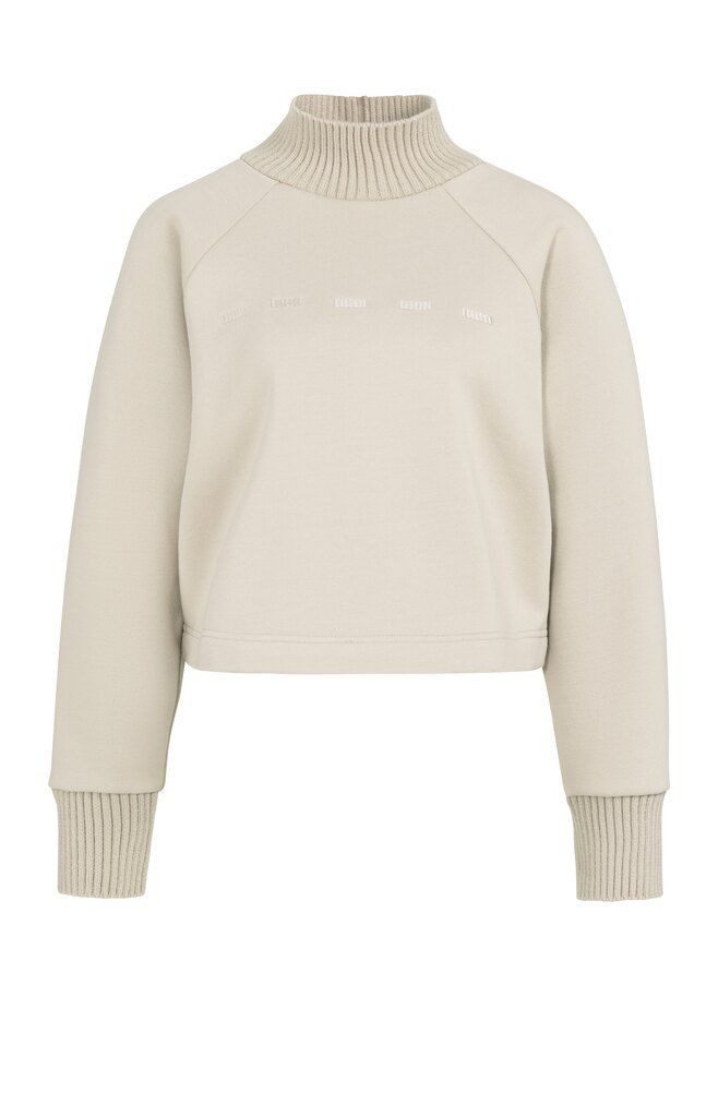 YAYA Sweatshirt Pullover mit Strickkragen