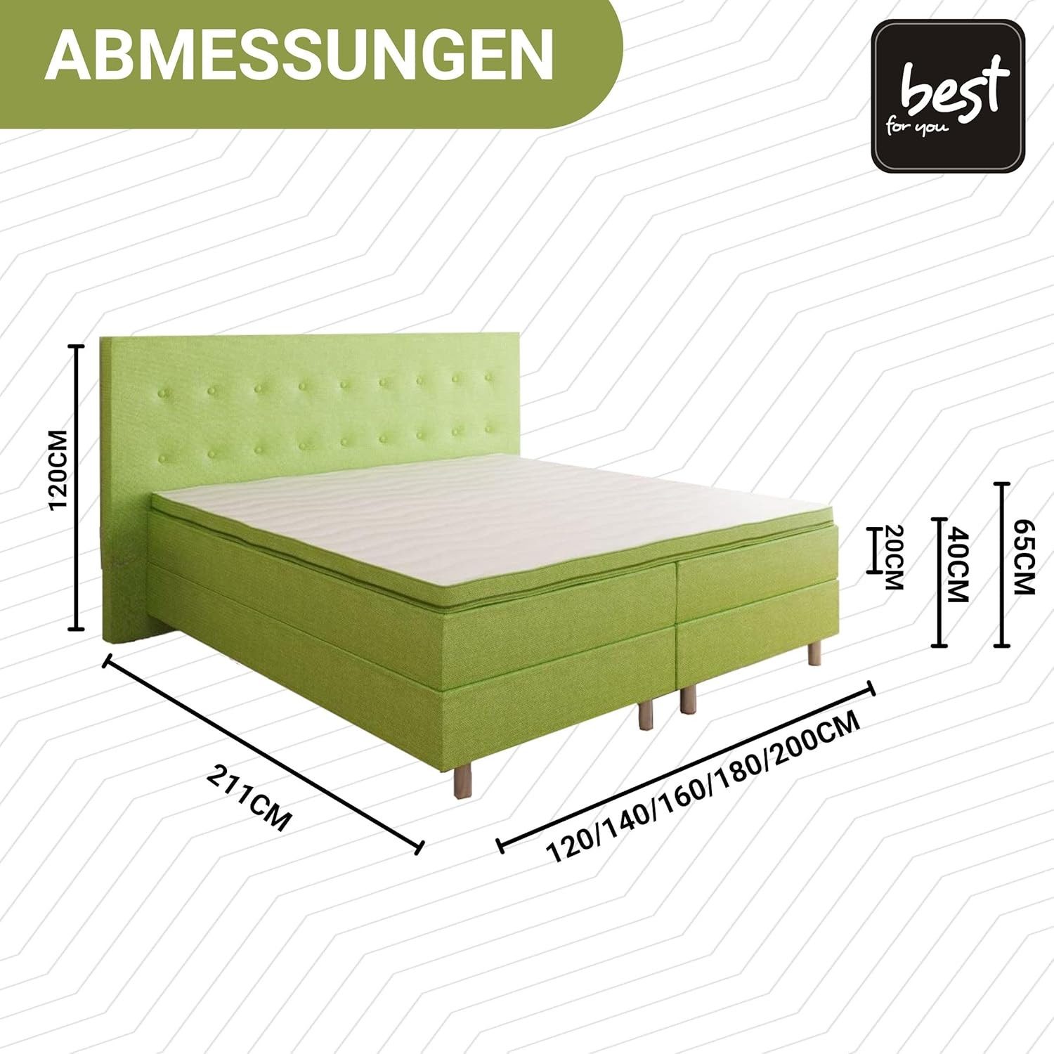Best for Home Boxspringbett NEO Bonellfederkern günstig online kaufen