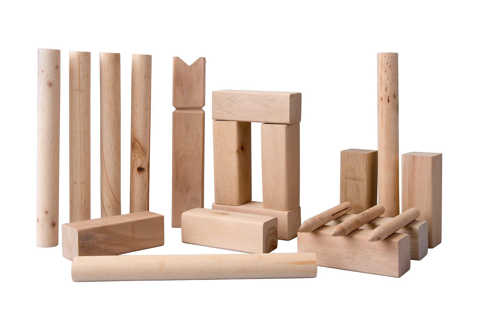 Eddy Toys Spielzeug-Gartenset Wikingerspiel, (Outdoor-Wurfspiel), Holzwurfspiel