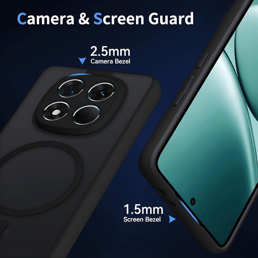 SmartUP Smartphone-Hülle + 2X Schutzglas für Xiaomi Redmi Note 15 Pro Plus 5G MagSafe Full 9H 6,67 Zoll, MagSafe-Technologie, integrierter Kameraschutz – Bild 5 von 5