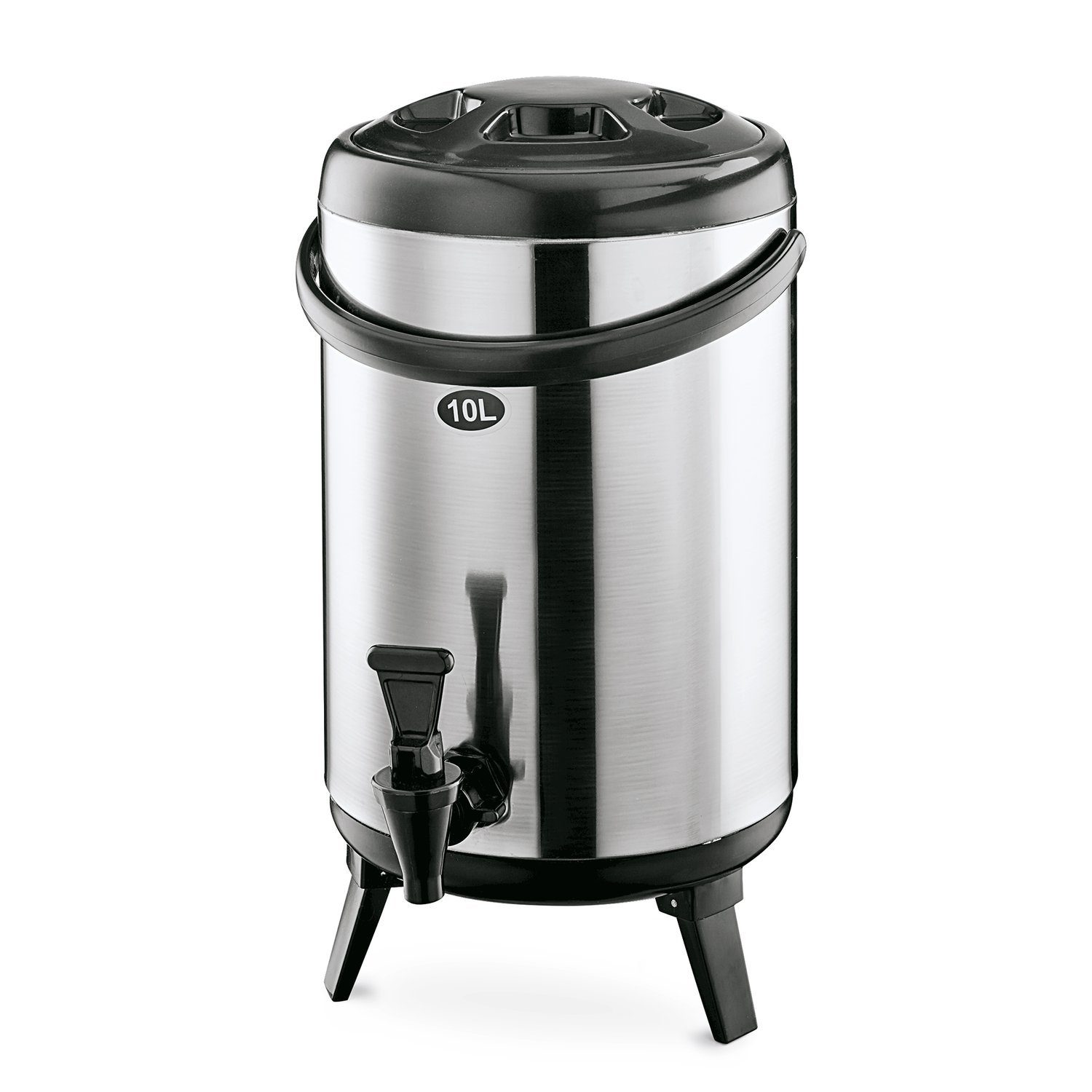 ich-zapfe Thermobehälter Getränkebehälter mit Zapfhahn, Thermogetränkebehälter - 10 L