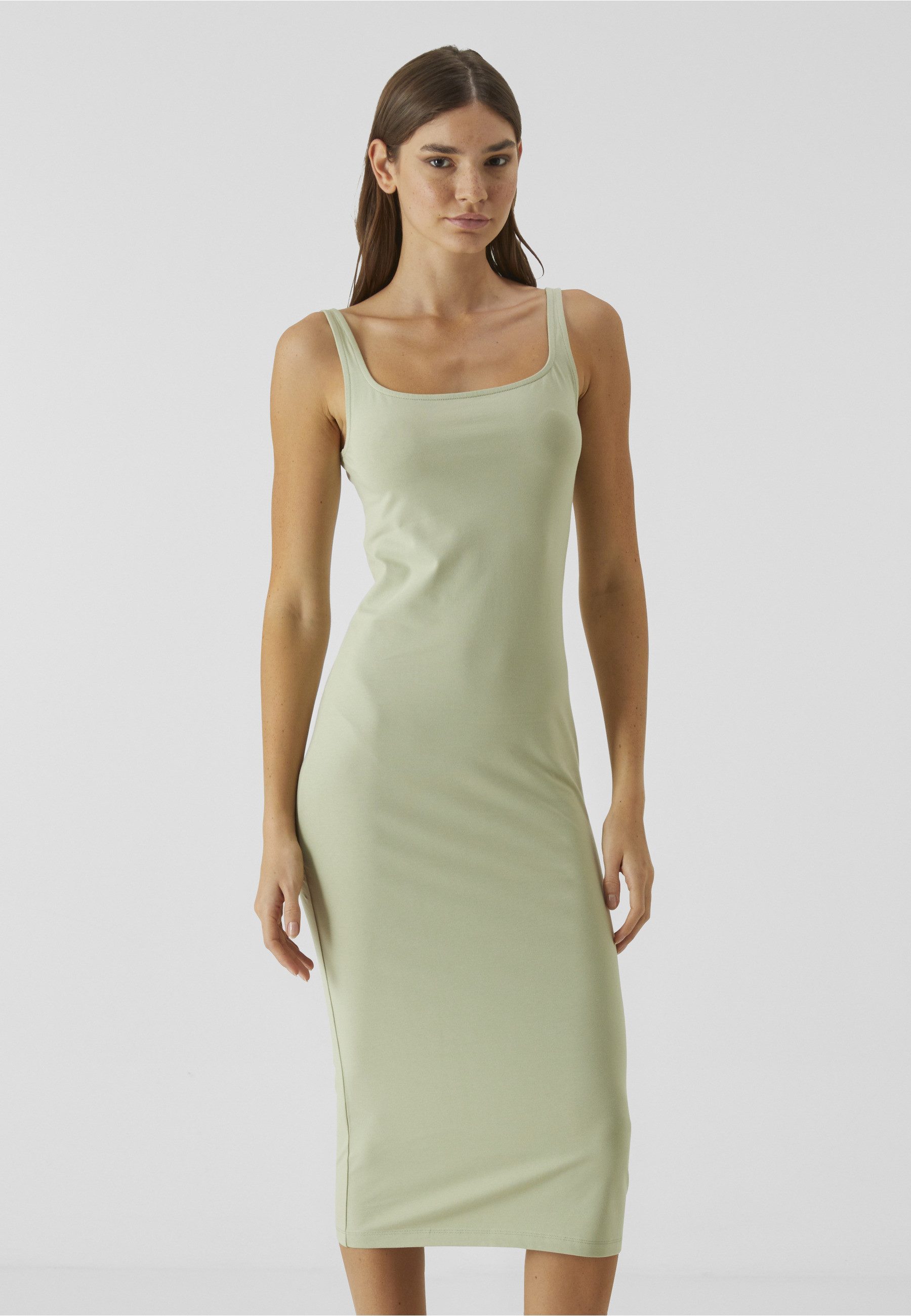 URBAN CLASSICS Shirtkleid Urban Classics Ladies Basic Long Cotton Jersey Dress (1-tlg)