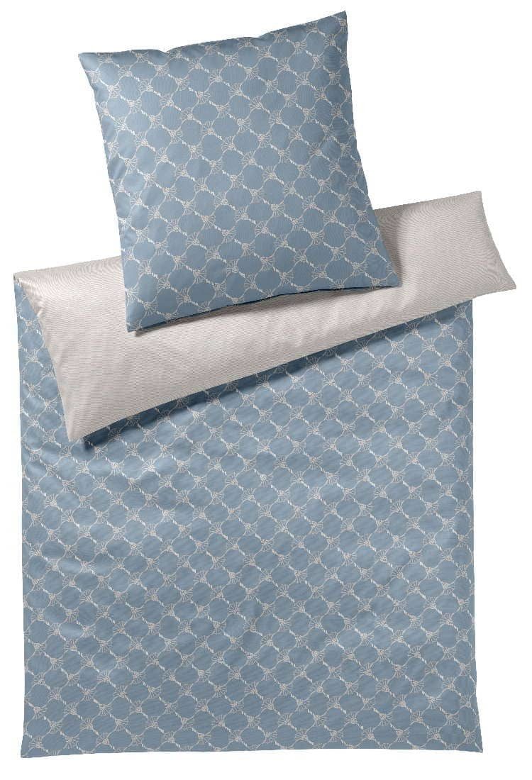 JOOP! Bettwäsche Cornflower Double 135x200 cm, 100% Baumwolle, Mako Satin, Made in Germany
