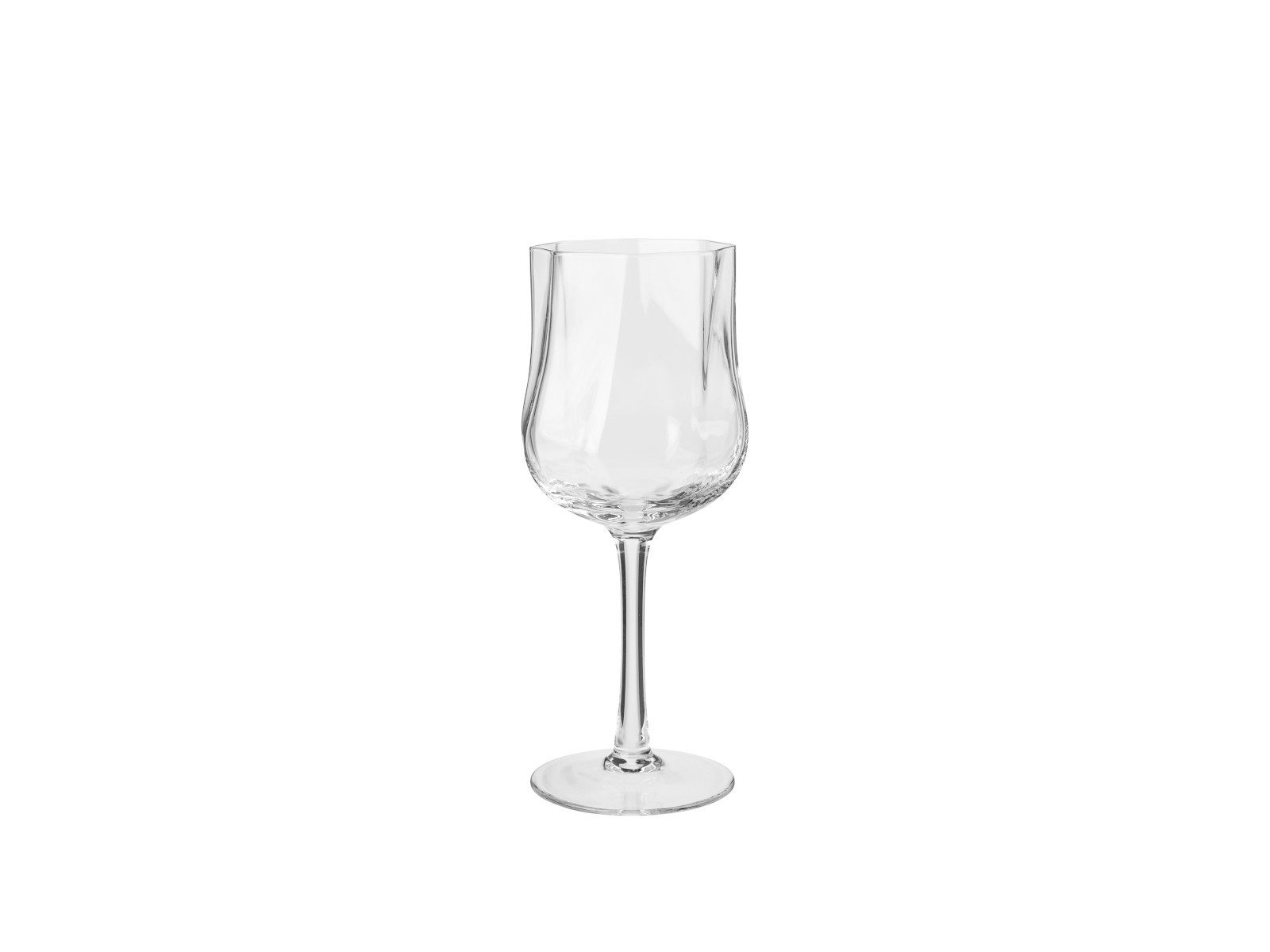 Broste Copenhagen Rotweinglas Limfjord Rotweinglas klar 400ml, Mundgeblasenes Glas, Limfjord Rotweinglas