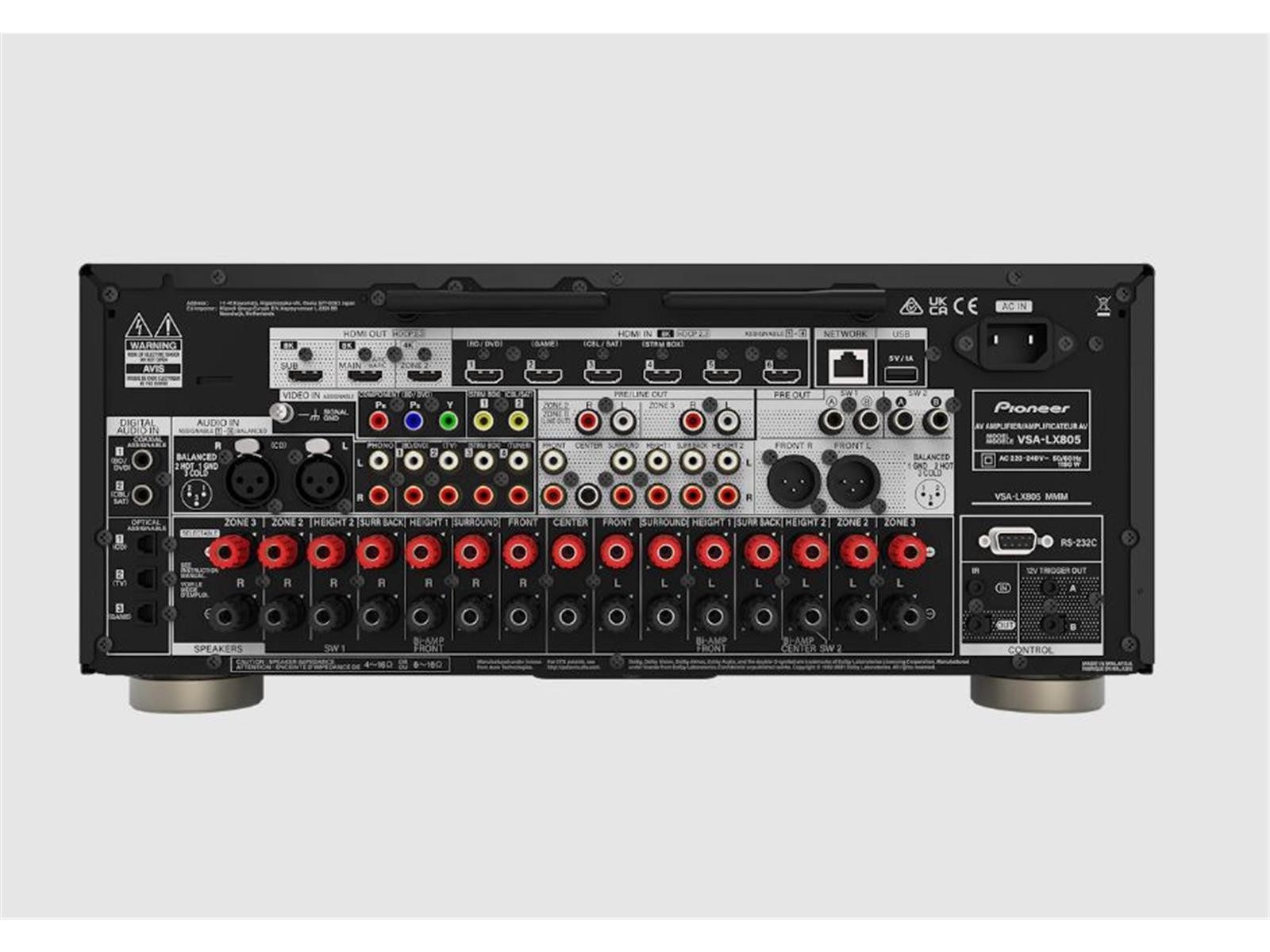 Pioneer Pioneer VSA-LX 805 11.4 Receiver schwarz AV-Receiver