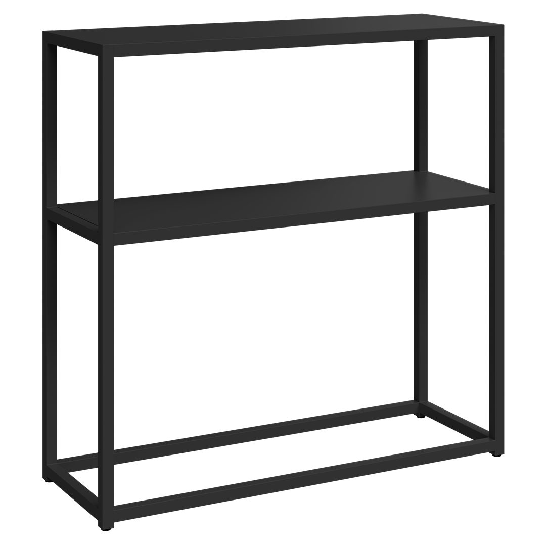 skølm Konsolentisch Skadi mit 2 Ablageflächen (schwarz, Metallregal, bis 20 günstig online kaufen
