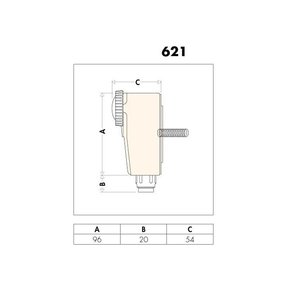 Caleffi Heizkörperthermostat Caleffi Anlegethermostat IP20 Typ BRC Teperaturregler Regelthermostat