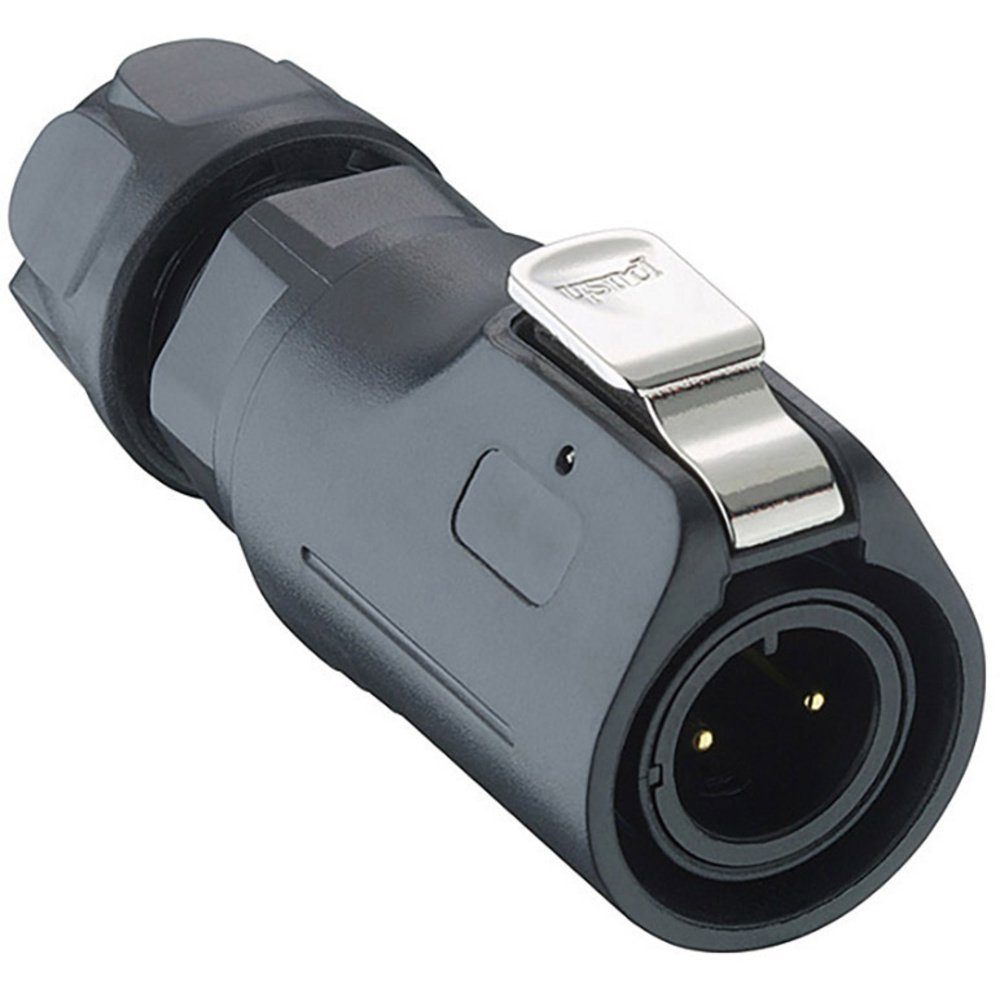 Lutronic Lutronic 0250 02 Rundsteckverbinder Stecker, gerade Gesamtpolzahl: 2 Installationskabel