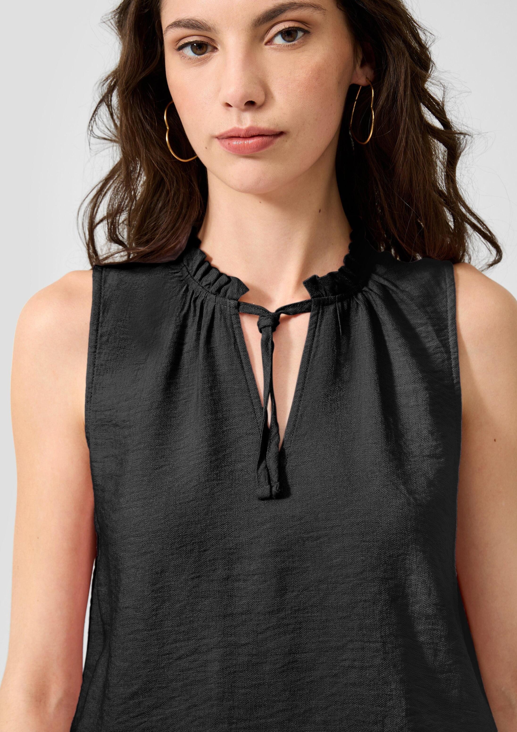 QS Blusentop Bluse Blusentop aus Viskosemix – Bild 4 von 5