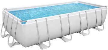 Bestway Framepool Msteel (Set, 6-tlg), 5-tlg., BxLxH: 244x488x122 cm mit Kartuschenfilter