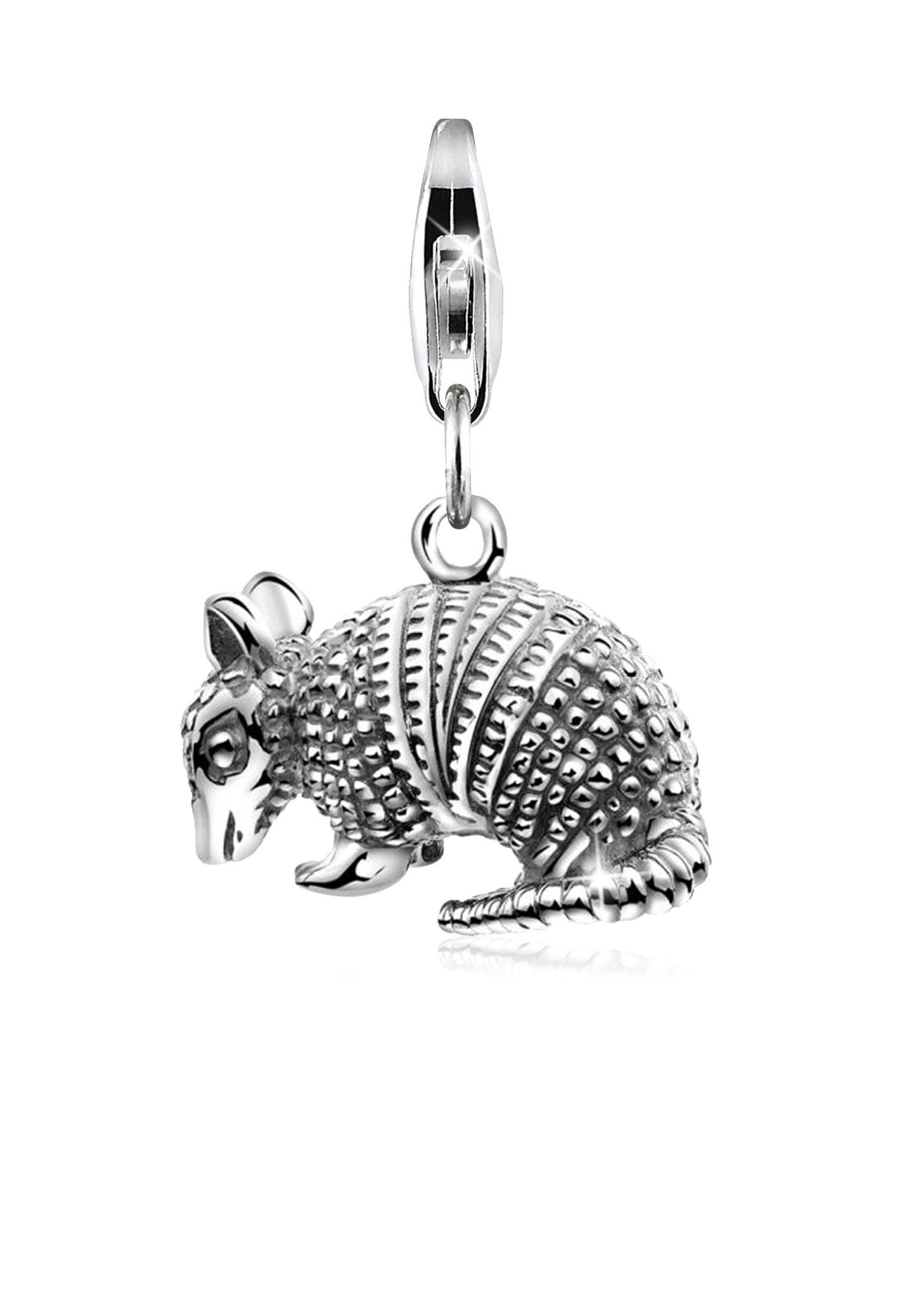 Charm-Einhänger Anhänger Gürteltier 925 Silber