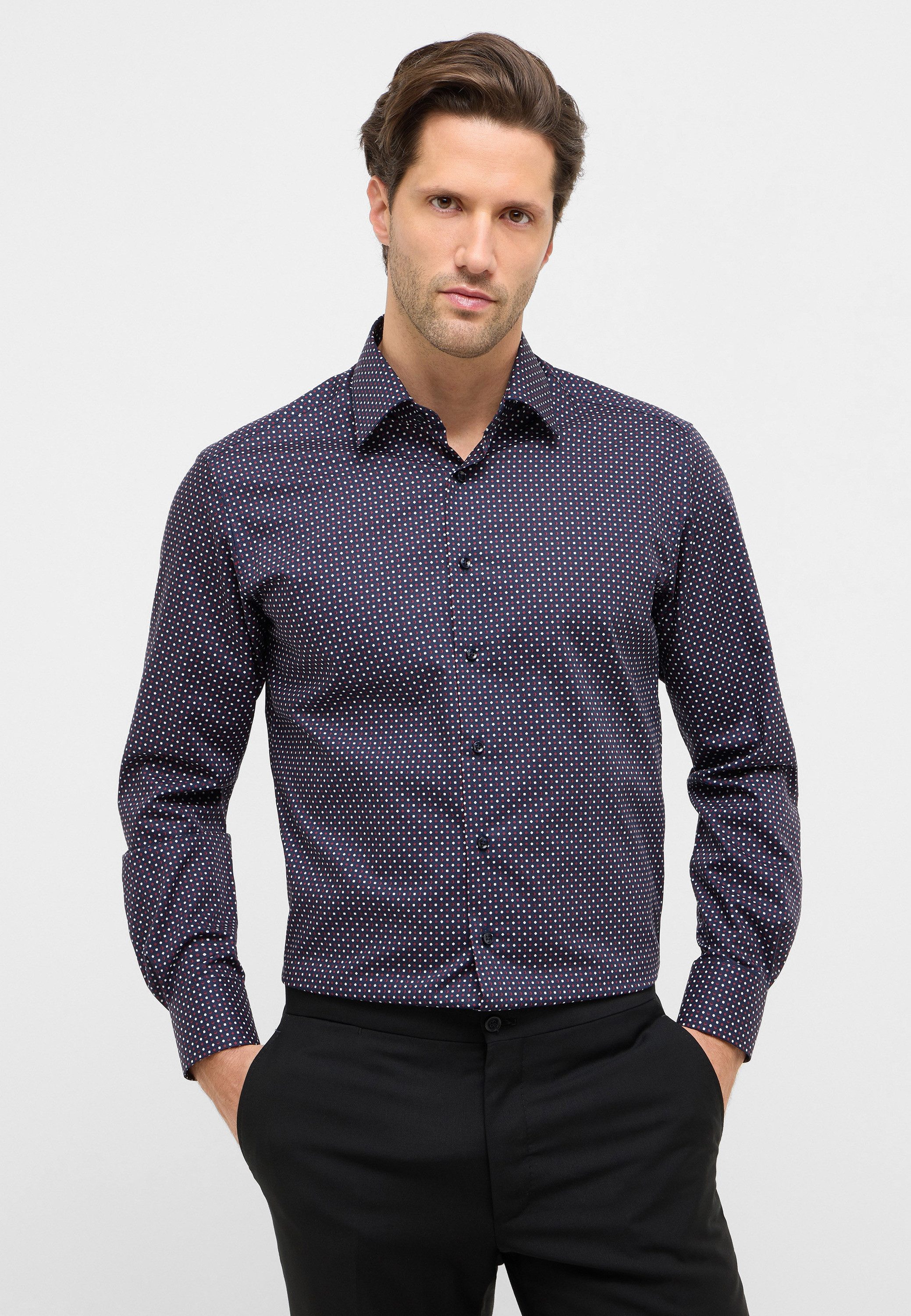 Eterna Langarmhemd MODERN FIT NON IRON (bügelfrei) günstig online kaufen