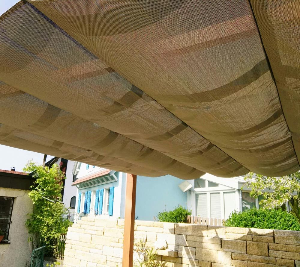 Paragon Pergola Florida Sonnensegel, BxTxH: 350x350x235 cm, (1-tlg), Sonnensegel passend für Pavillon "Florida", LxBxH 350x350x235cm