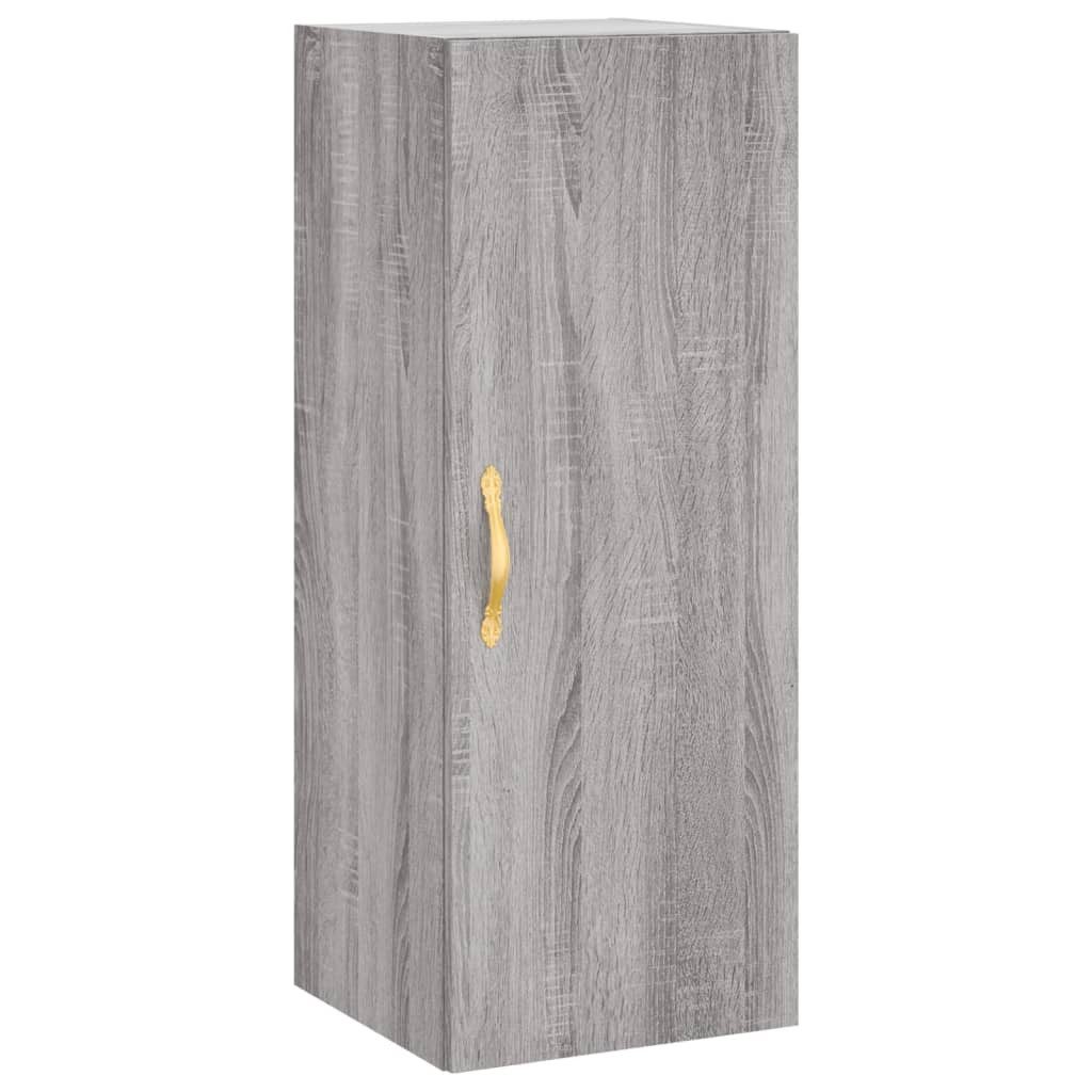 vidaXL Hängeschrank Wandschrank Grau Sonoma 34,5x34x90 günstig online kaufen