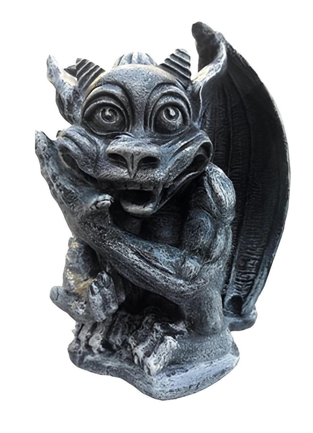 JVmoebel Skulptur Deko Figur Drache aus hochwertigem Material, detailreich gestaltet (1 St., SKULPTUR MATERIAL: ACRYL 40 CM Höhe), Made in Italy