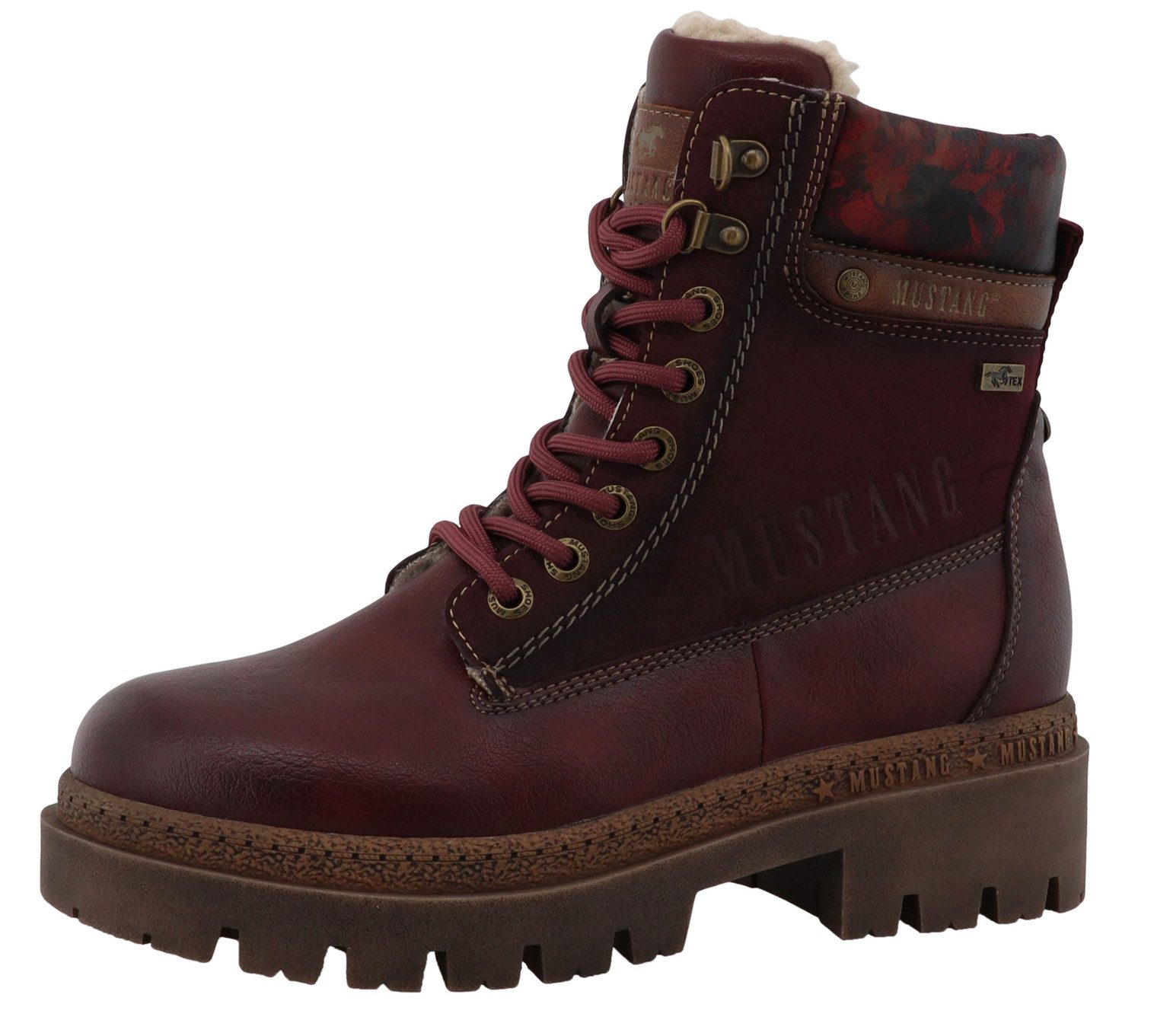 Mustang Shoes 36M0062005 099 Bordo-Multi Stiefelette