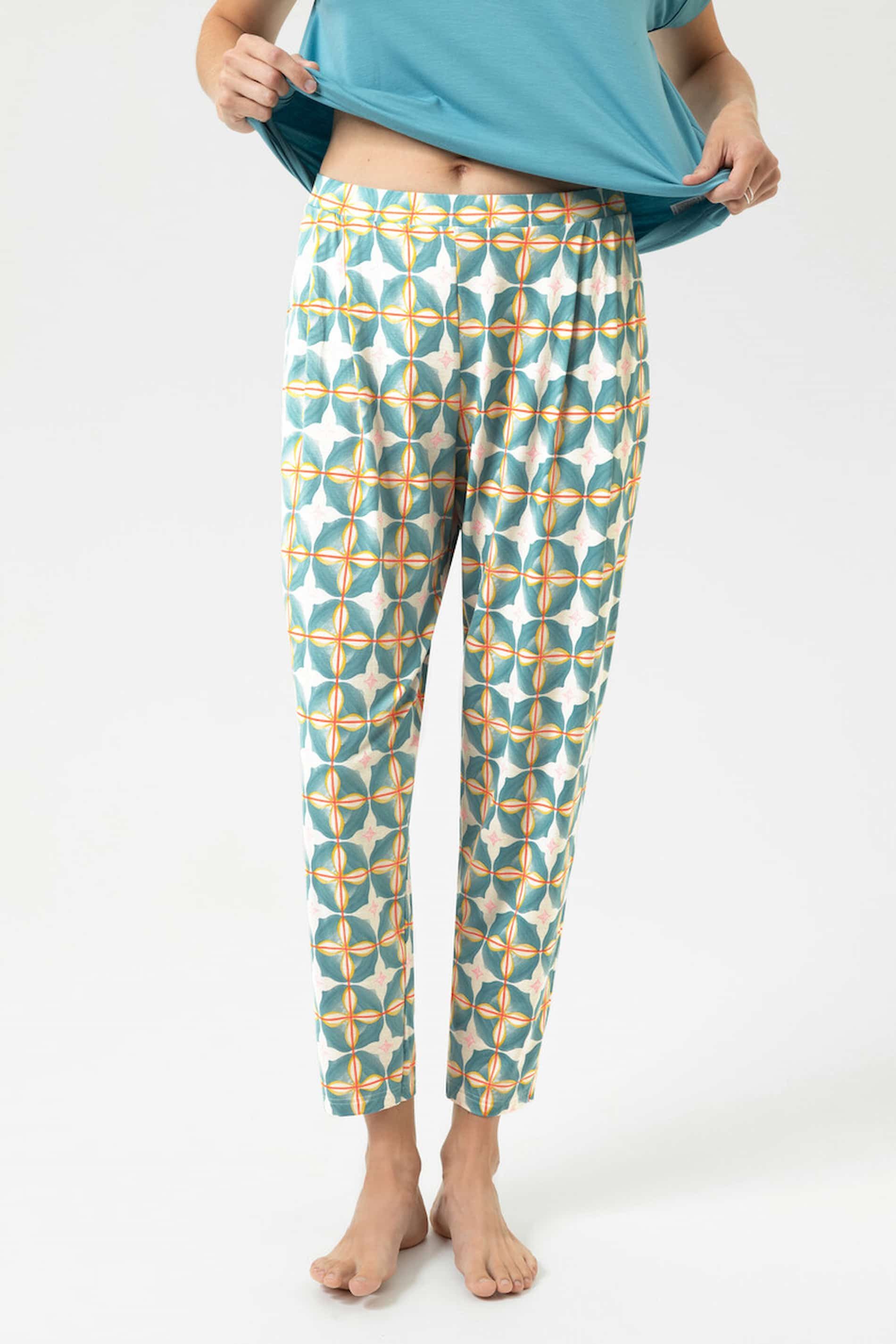 Mey Homewearhose Hose knöchellang TILE DREAM