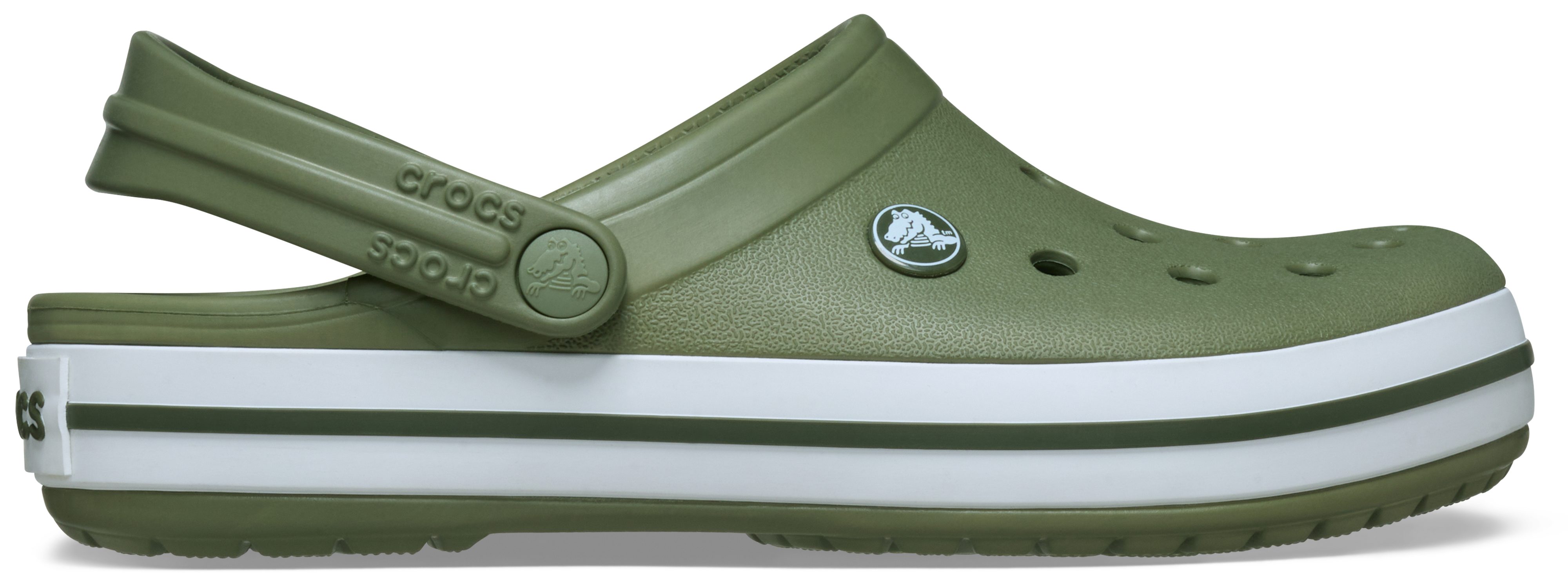 Crocs Crocband Clog Sommerschuh, Gartenschuh, Poolslides, mit farbiger Laufsohle