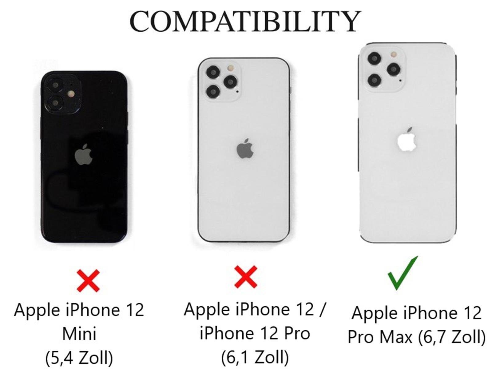 CoverKingz Handyhülle Hülle für Apple iPhone 12 Pro Max Handyhülle Band Handy Kette Cover