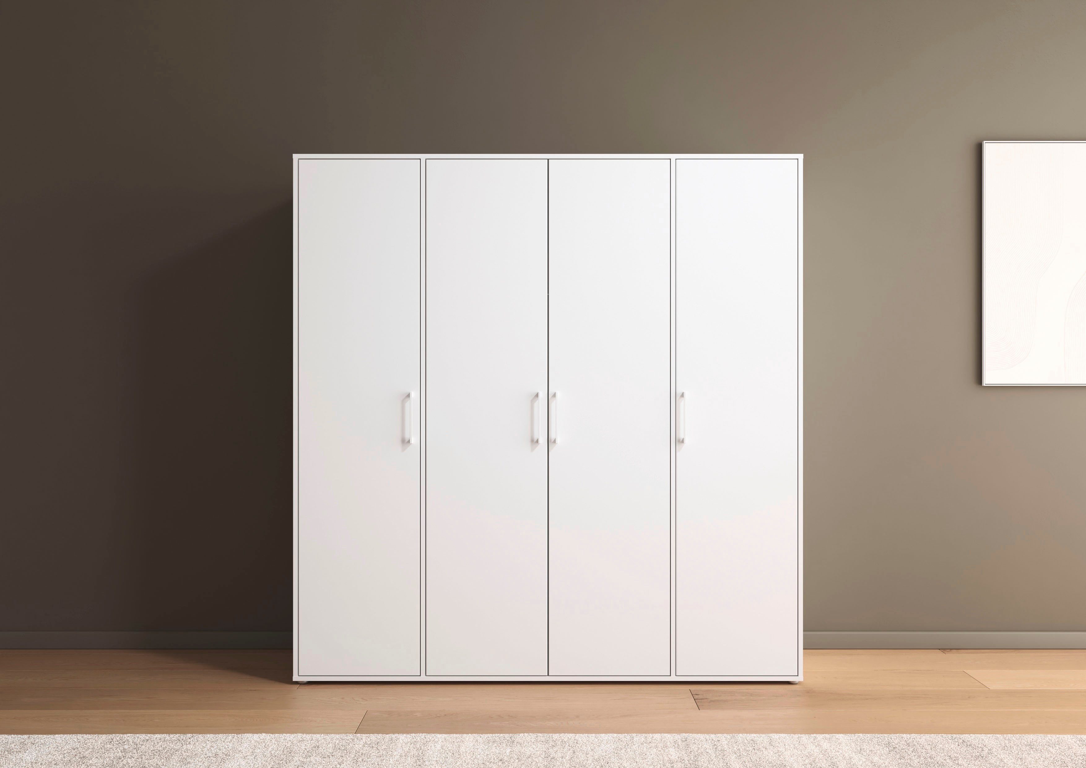 rauch Kleiderschrank VOYAGER Garderobe Wäscheschrank TOPSELLER Schlafzimmer (in 3 verschiedenen Ausstattungen BASIC/CLASSIC/PREMIUM) mit 2 modernen Griffvarianten, viel Stauraum MADE IN GERMANY