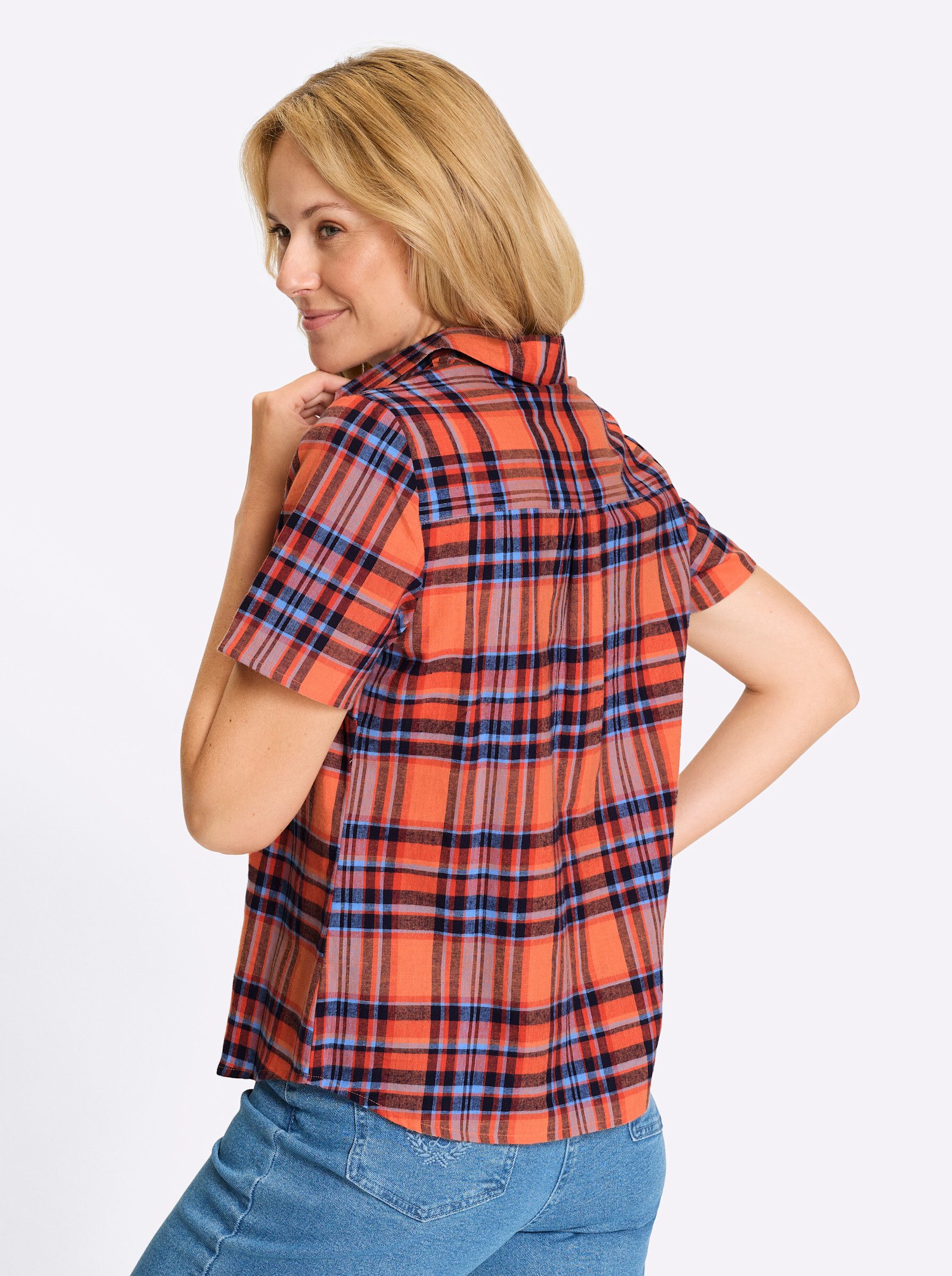 Sieh an! Klassische Bluse Karo-Bluse