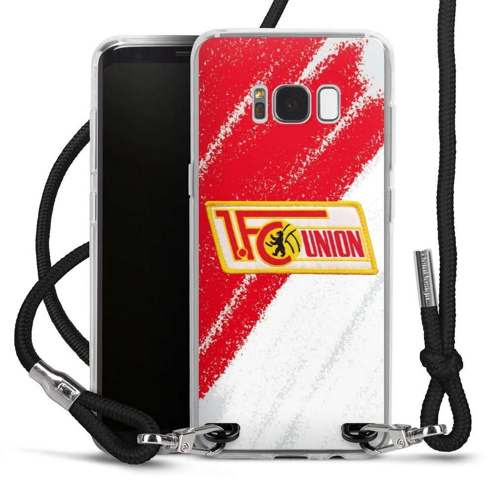 DeinDesign Handyhülle Offizielles Lizenzprodukt 1. FC Union Berlin Logo, Samsung Galaxy S8 Handykette Hülle mit Band Case zum Umhängen