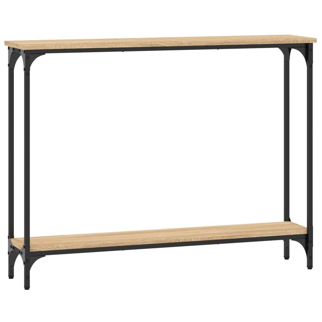 furnicato Beistelltisch Konsolentisch cm Holzwerkstoff 100x22,5x75 Sonoma-Eiche