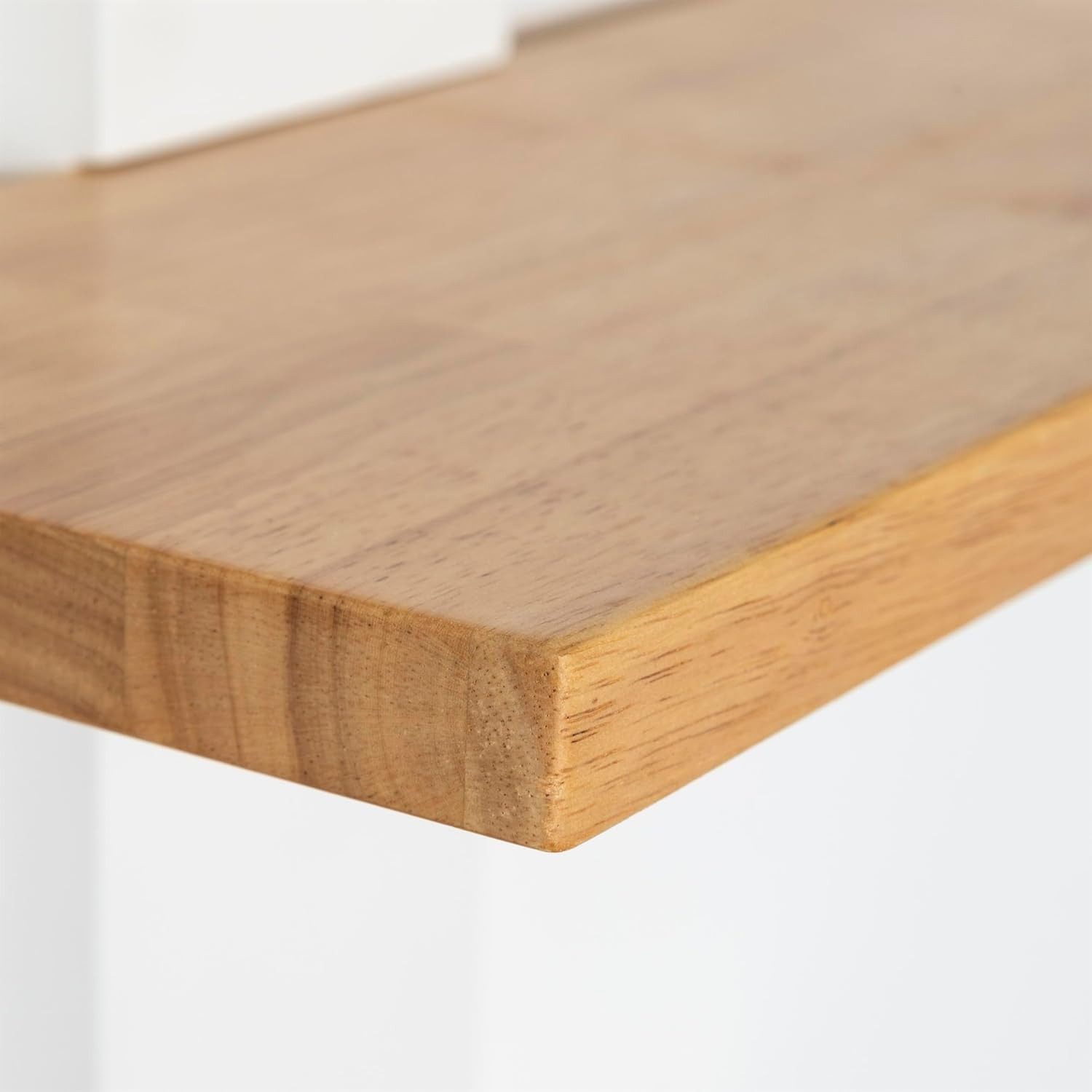Stelby Wandregal Schweberegal mit 4 Ebenen – Rustikales Wandregal aus Holz, Packung, Wandregal im Modernen-Design, platzsparend & vielseitig einsetzbar