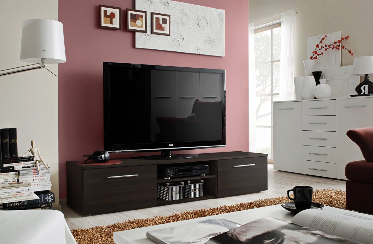 Xlmoebel Wohnwand Moderner TV-Ständer aus Holz für das Wohnzimmer, (1-St), Made in Europa