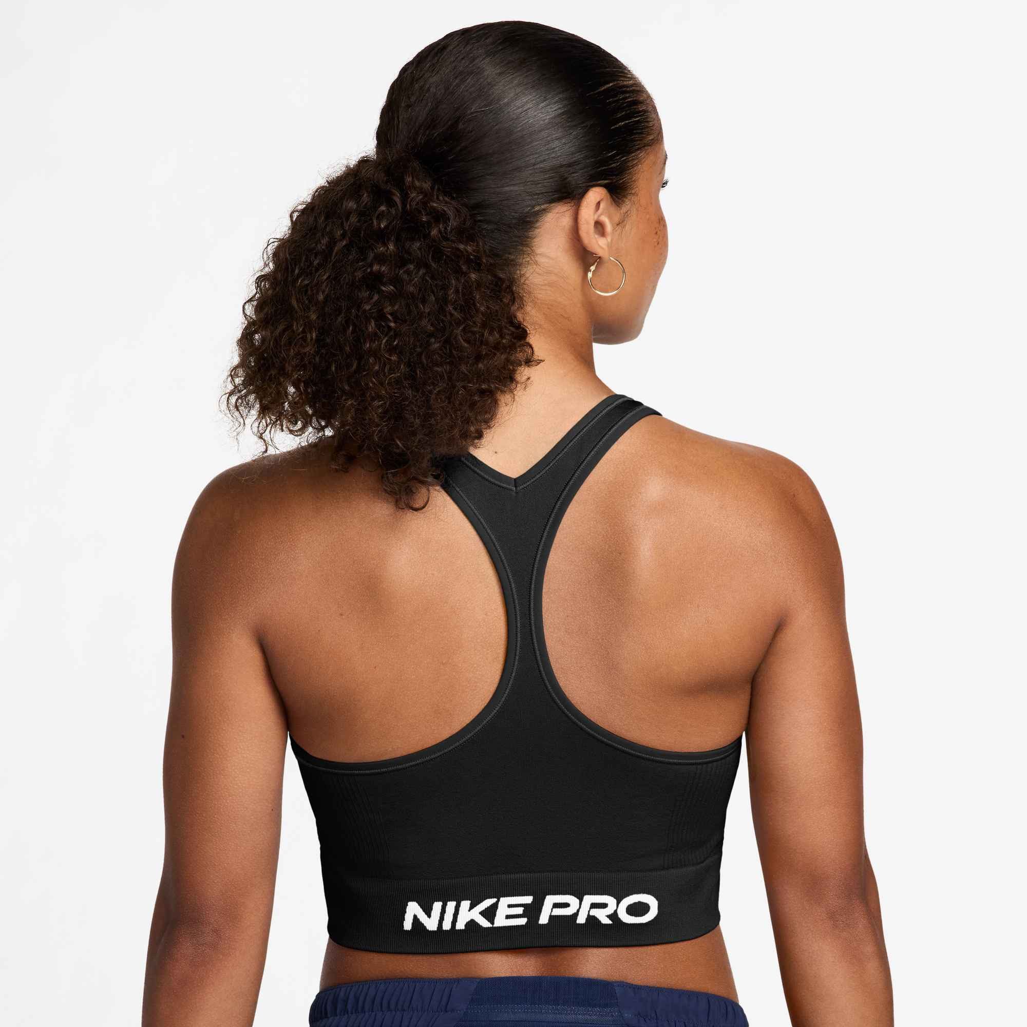 Nike Tanktop Nike Pro Seamless Women's Dri-FIT Tank Top bauchfreier Schnitt, ärmelloses Design, mit Rundhalsausschnitt