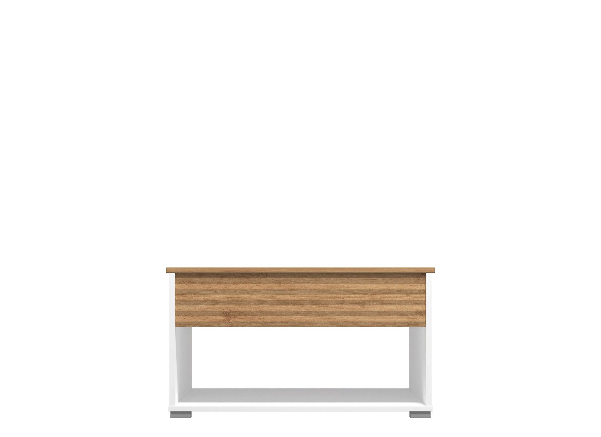 Home affaire Couchtisch Taranto Kaffeetisch, 80 cm, quadratische Form, modern design, höhenverstellbar Tischplatte, geschlossenes Fach, schwarz oder weiß