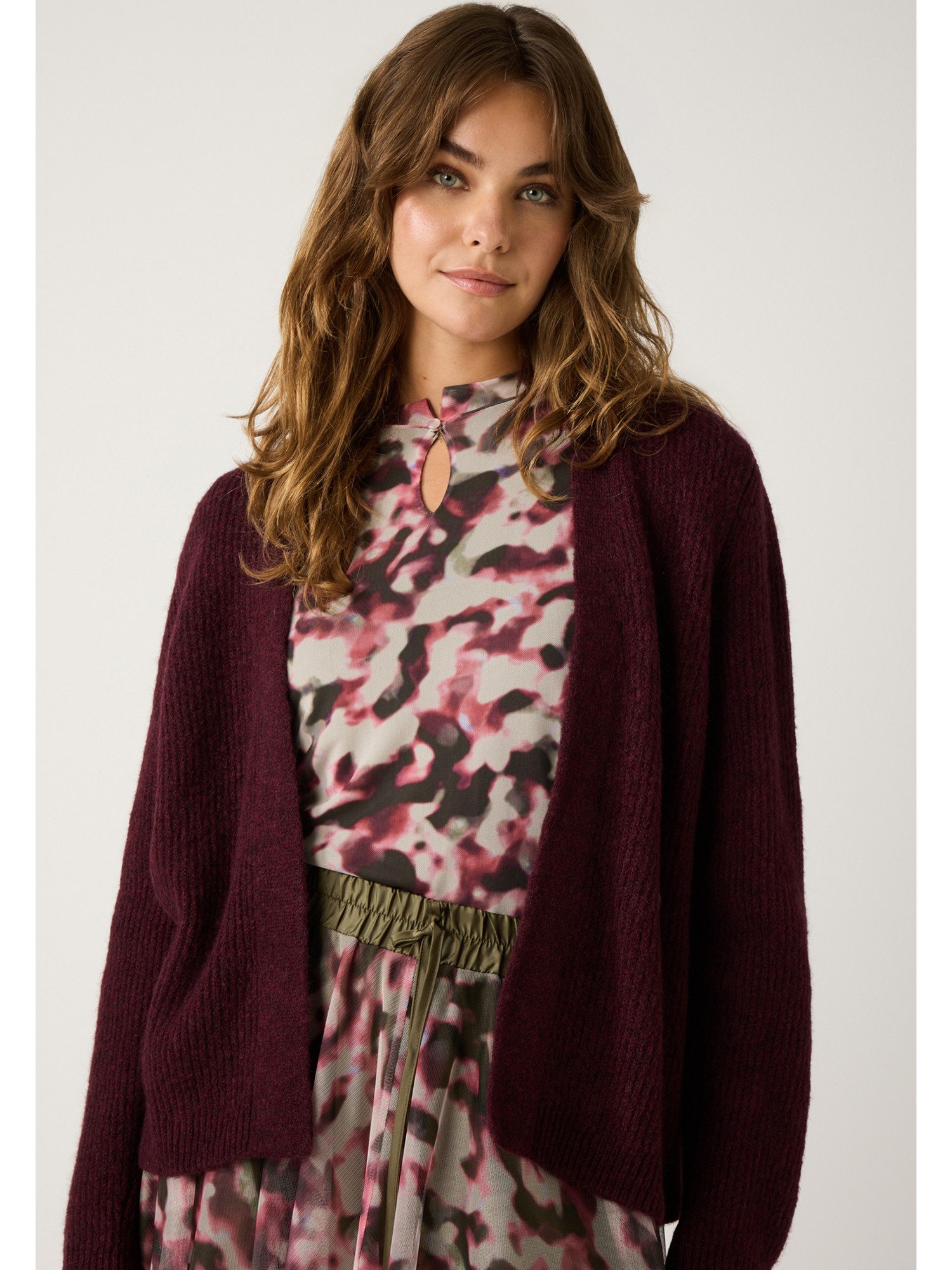 MORE&MORE Cardigan weicher Rippstrickcardigan günstig online kaufen