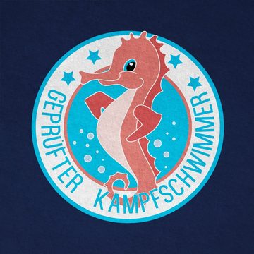 Shirtracer T-Shirt Seepferdchen Schwimmer Kinder Sport Kleidung