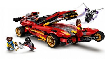 LEGO® Konstruktionsspielsteine LEGO NINJAGO® - X-1 Ninja Supercar, (599 St)