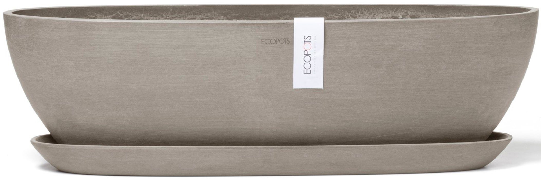 Blumentopf Sofia lang 56 Taupe