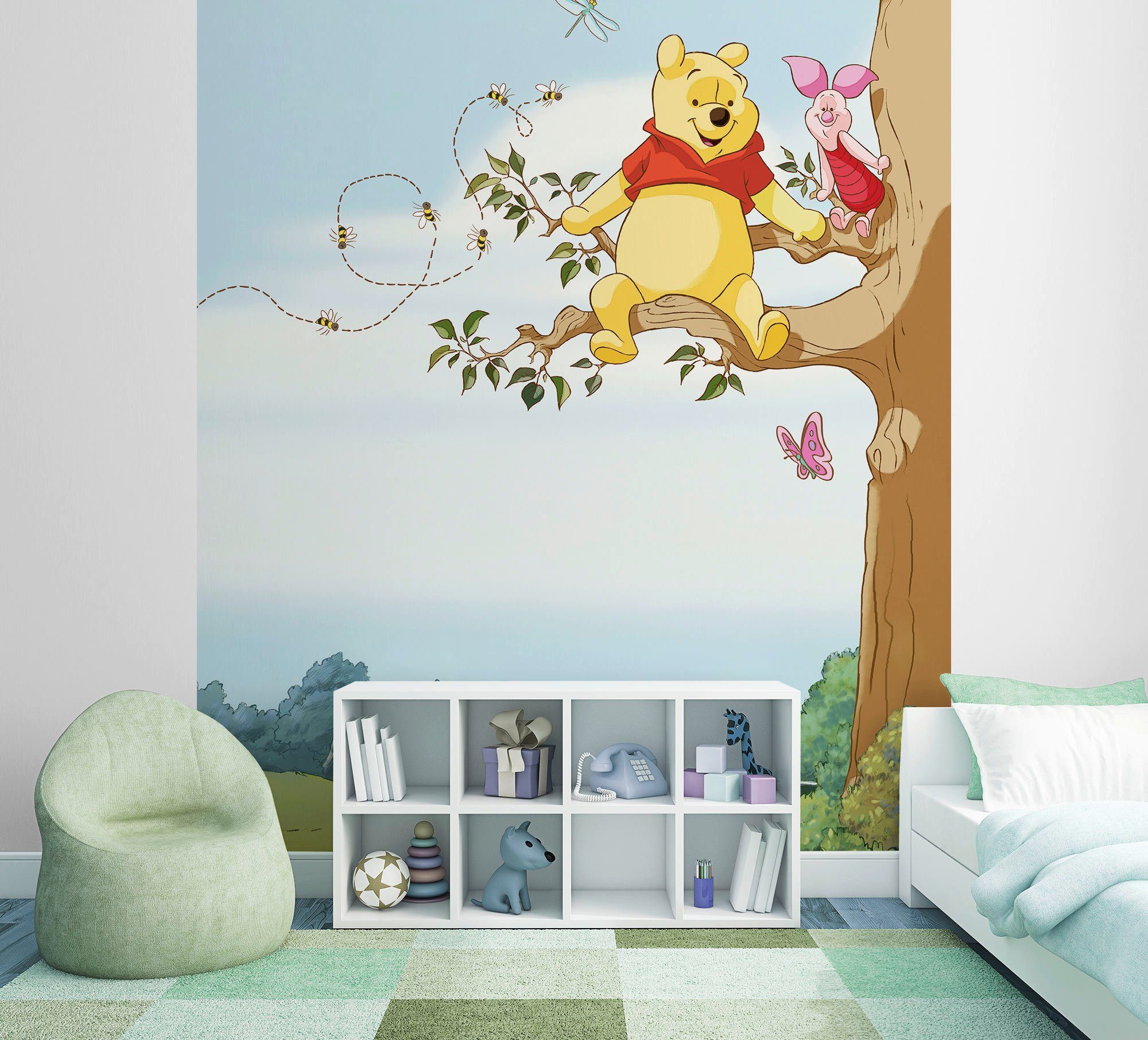 Komar Fototapete Winnie Pooh Tree, Höhe) St), 184x254 (1 x cm (Breite