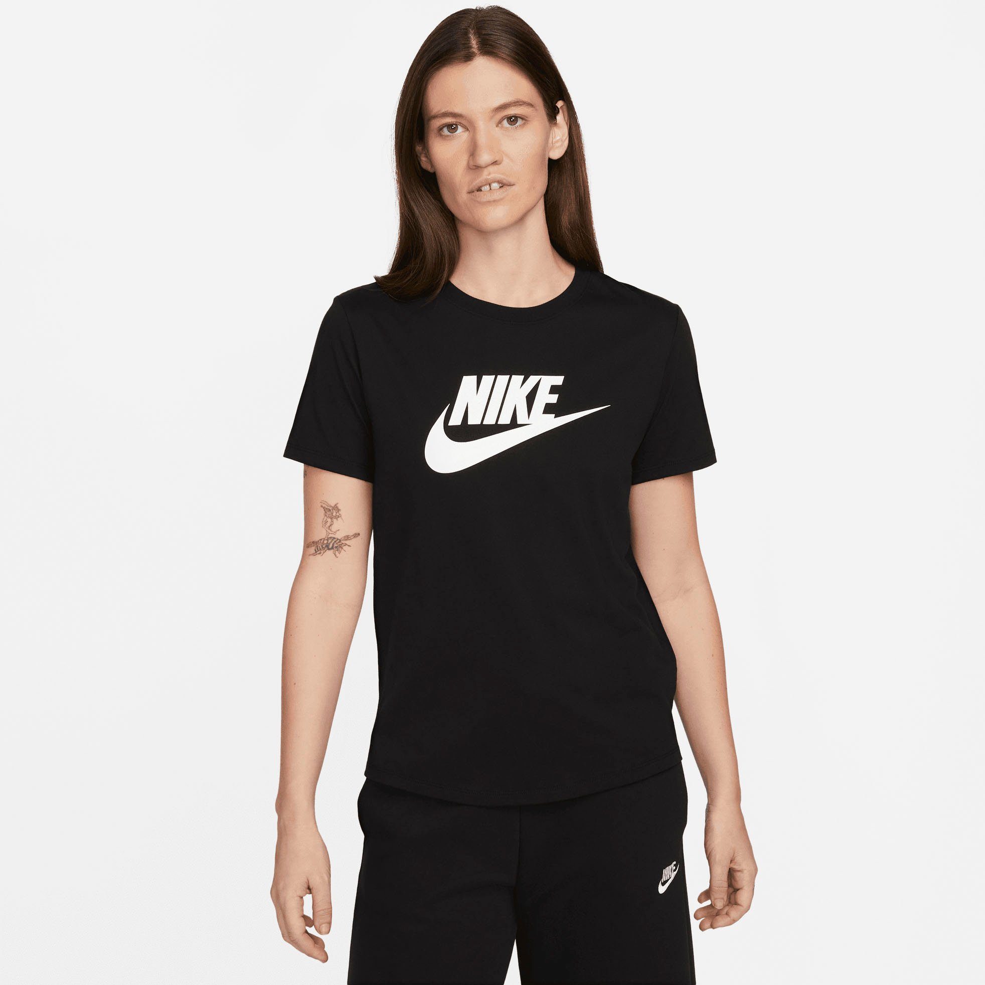 Nike Sportswear T-Shirt ESSENTIALS WOMEN'S LOGO T-SHIRT BLACK