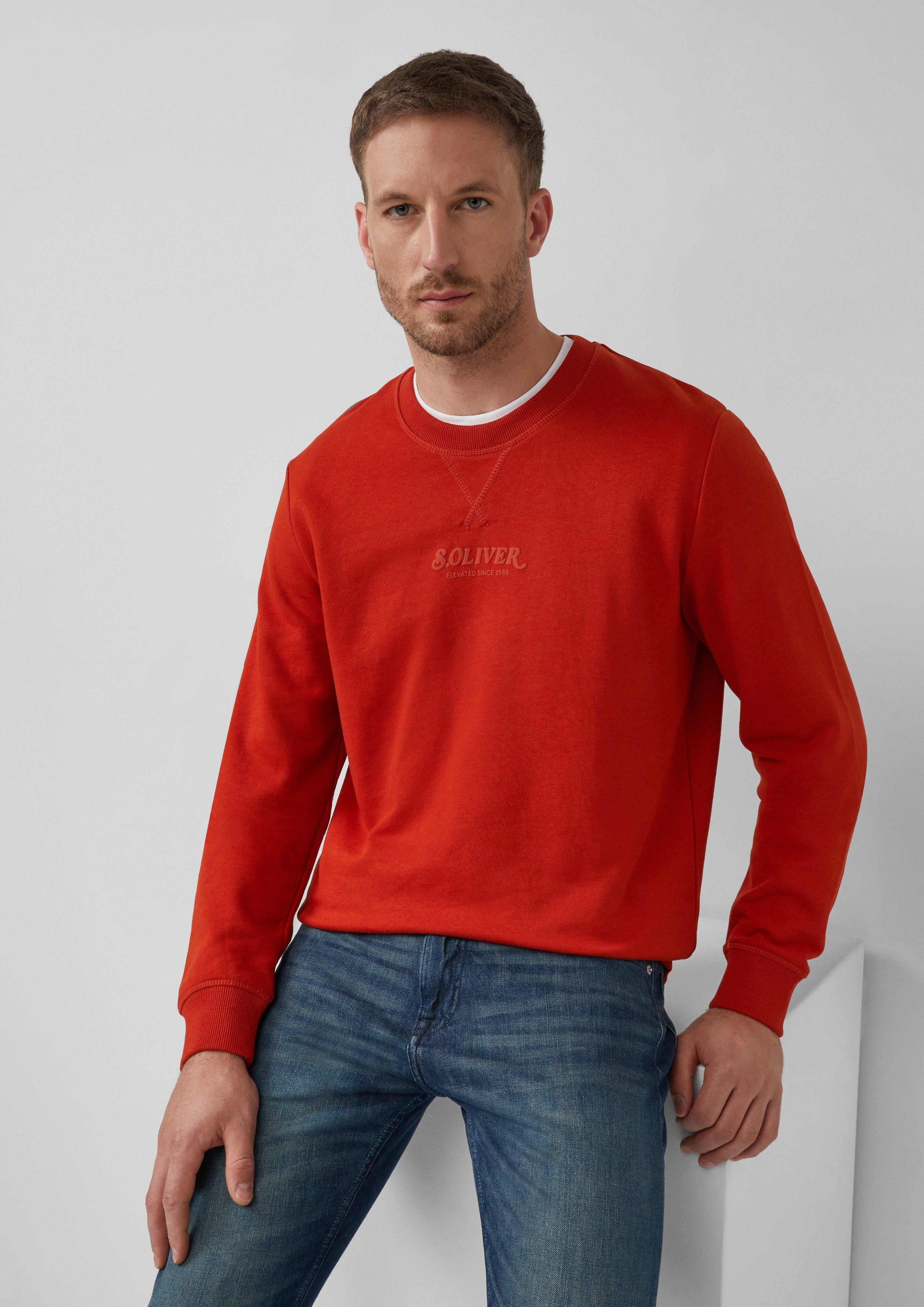 s.Oliver Sweatshirt Sweatshirt mit Logo-Artwork günstig online kaufen