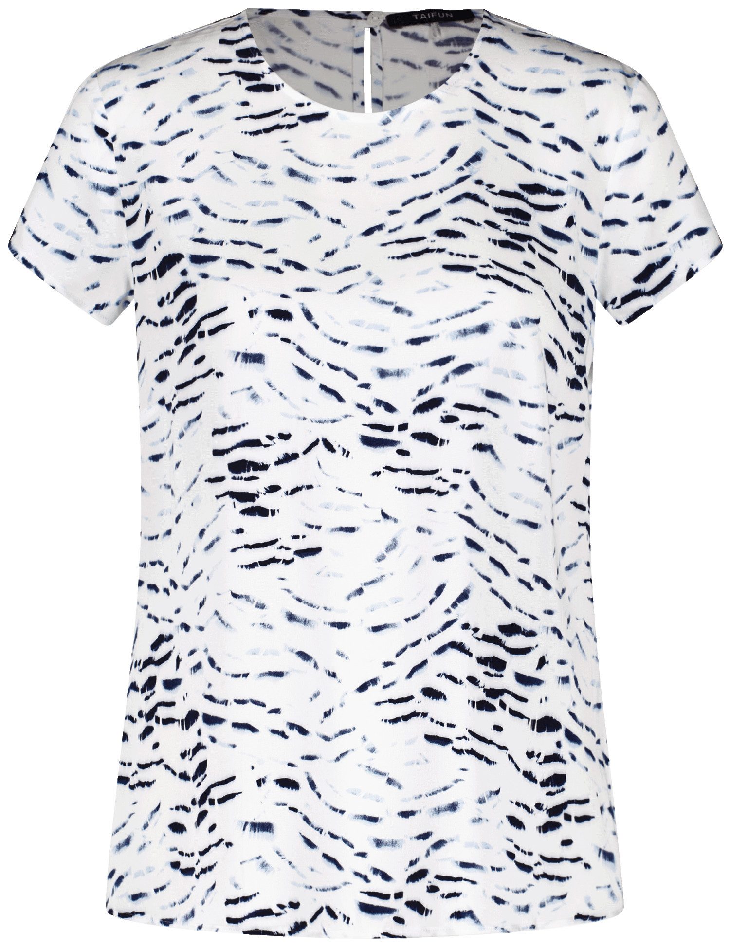 Taifun Kurzarmbluse - Блузкиshirt aus fließender Qualität - Modisches Damenshirt