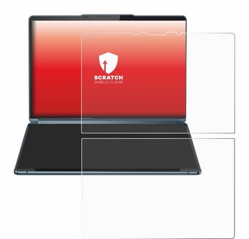 upscreen Schutzfolie für Lenovo Yoga Book 9i Gen 9, Displayschutzfolie, Folie klar Anti-Scratch Anti-Fingerprint
