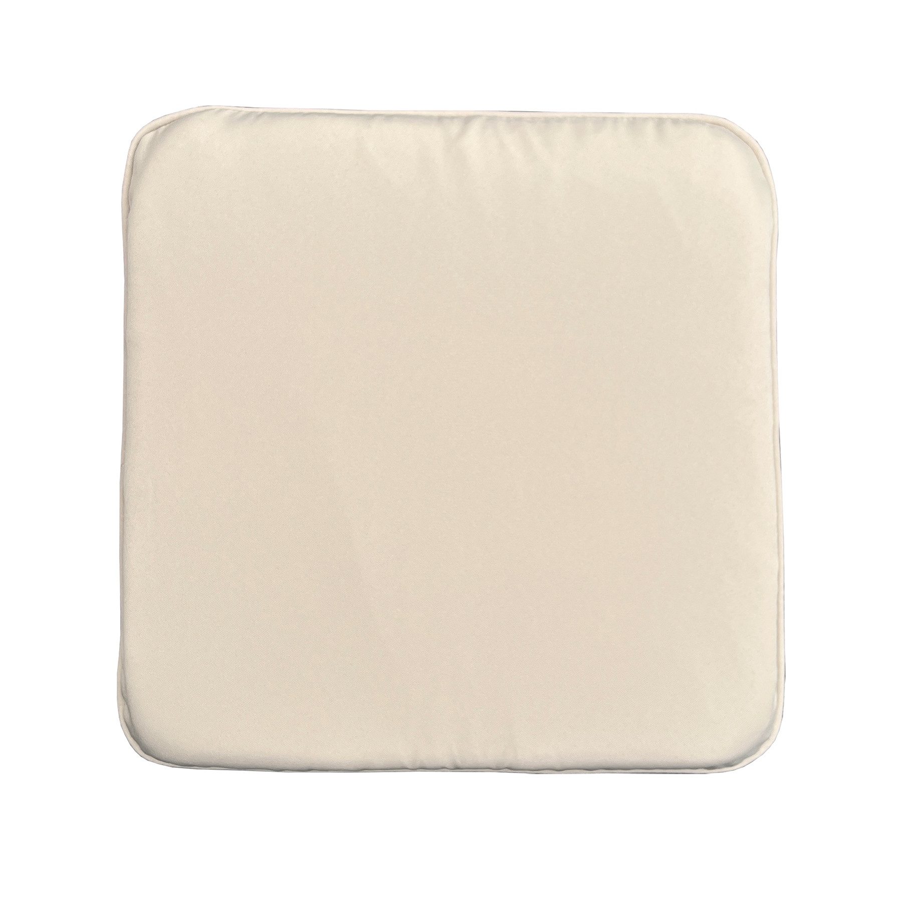 riess-ambiente Sitzauflage COMFORT LINE 40x40cm beige - rechteckig, Sitzkissen, Polster-Auflage, (Einzelartikel, 1 St), wetterfestes & bequemes Outdoor-Auflagekissen – ideal für Gartenstühle
