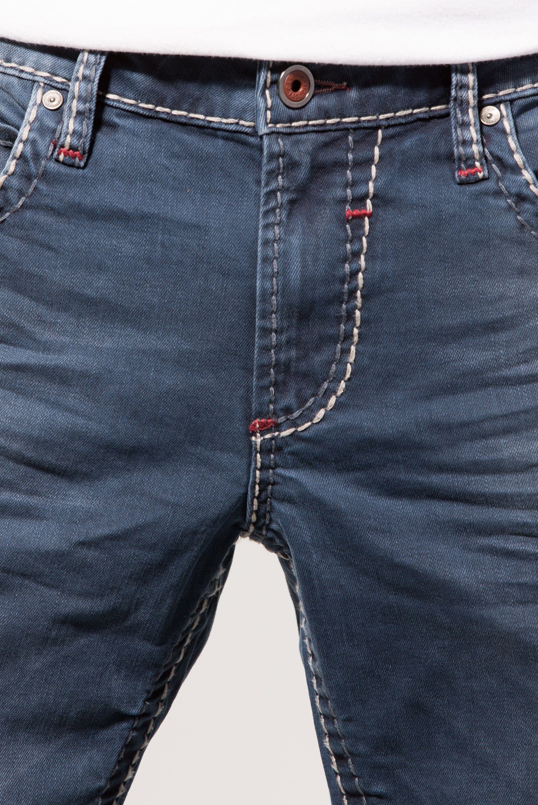 CAMP DAVID Regular-fit-Jeans Münztasche mit Ziernaht